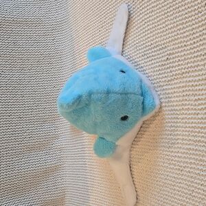 Blue Dolphin Plush Hat, Super Soft Warm With Ear Flaps, Party Halloween Custom